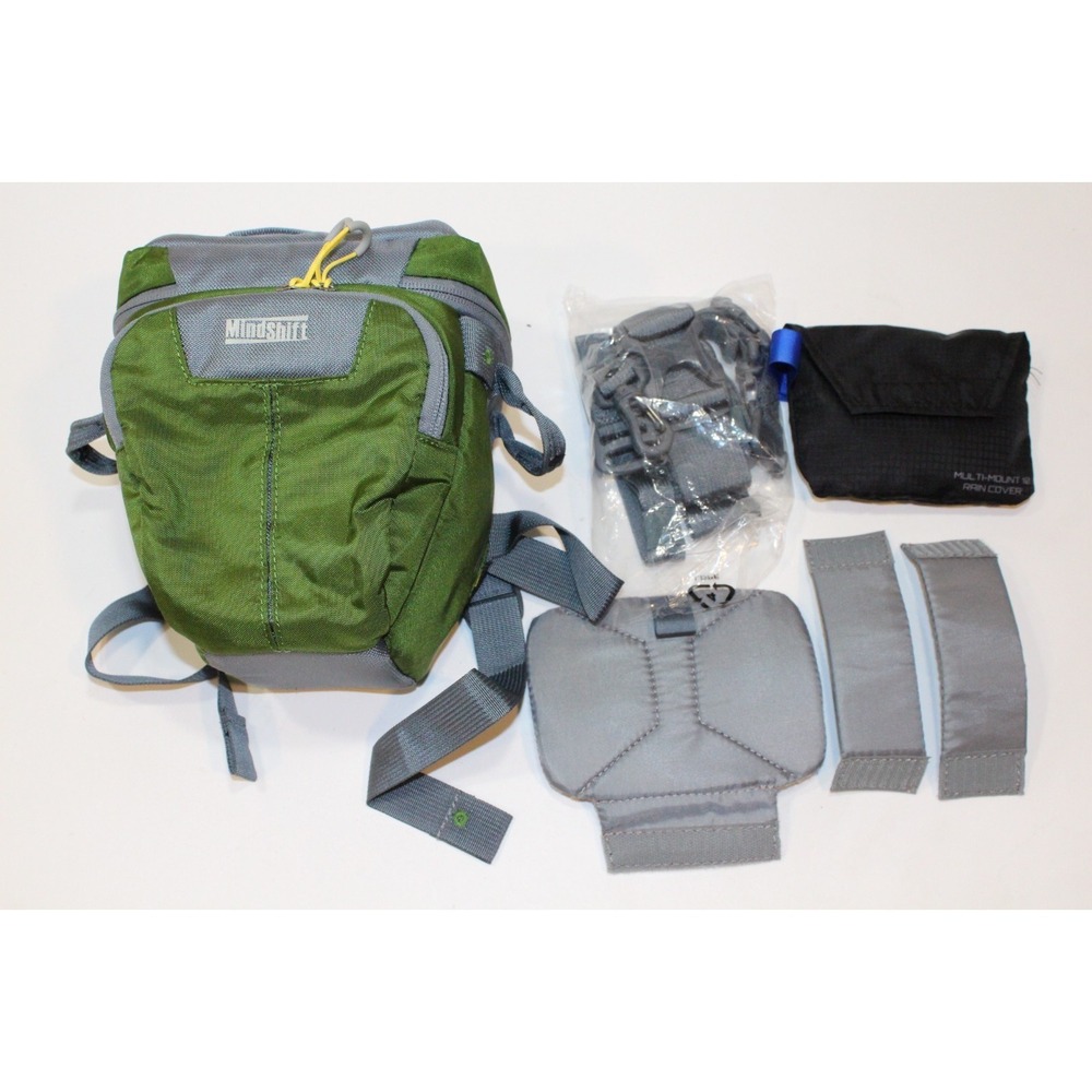 MindShift Multi-Mount 10 Holster Camera‎ Bag Bag  Green & Gray Missing Strap